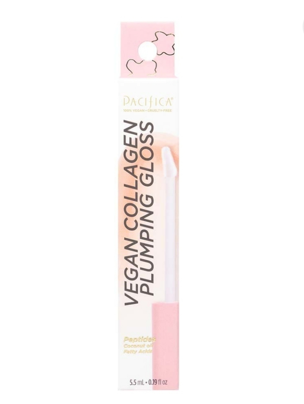 Pacifica Vegan Collagen Plumping Gloss — Soft Pink